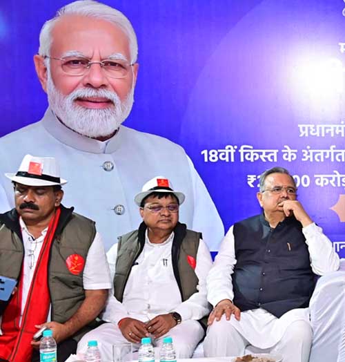 छत्तीसगढ़ के 24 लाख 98 हजार से अधिक किसानों के खातों में पीएम किसान सम्मान निधि के 566 करोड़ 77 लाख रुपए अंतरित