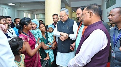 नवा रायपुर में मुख्यमंत्री ने किया श्री सत्य सांई संजीवनी नर्सिंग कॉलेज का उद्घाटन