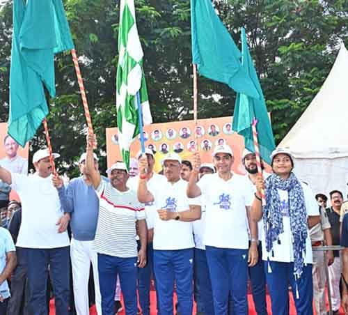 रायपुर में “रन फॉर यूनिटी”: मुख्यमंत्री के नेतृत्व में एकता की दौड़, सरदार पटेल को श्रद्धांजलि