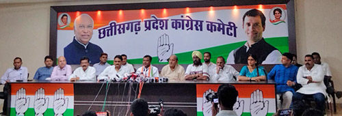 प्रदेश कांग्रेस अध्यक्ष दीपक बैज ने सरकार पर लगाए गंभीर आरोप, गृह मंत्री के इस्तीफे की मांग