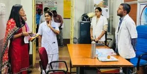 कलेक्टर ऋचा प्रकाश चौधरी का औचक निरीक्षण, अस्पताल सेवाओं में सुधार के निर्देश