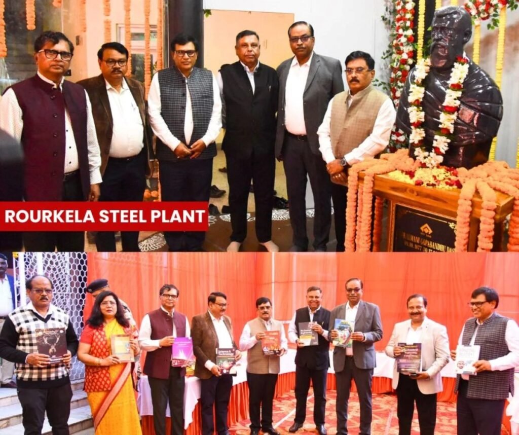 राउरकेला स्टील प्लांट की लाइब्रेरी में 47,000 पुस्तकों का दुर्लभ संग्रह, गोपबंधु दास की नई प्रतिमा का अनावरण