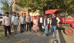 बिलासपुर जिले में धान के अवैध परिवहन के मामले में 224 बोरी धान और दो ट्रैक्टर जब्त