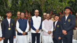 गणतंत्र दिवस के अवसर पर राजभवन में ‘स्वागत समारोह‘ सम्पन्न