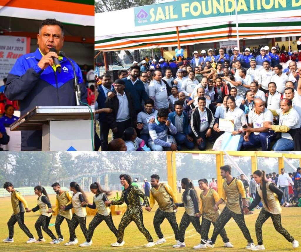 राउरकेला स्टील प्लांट के 2300 लोगों ने लगाई दौड़, DIC ने लगाया चक्कर, मस्ती में सब झूमे