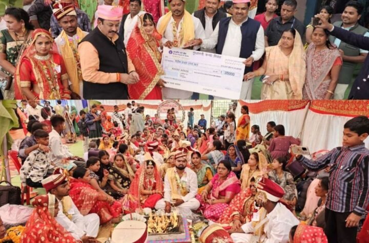 265 जोड़े बंधे शादी के बंधन में, गिफ्ट मिला चांदनी का मंगलसूत्र, बीछिया, कपड़े, सूटकेश और घड़ी