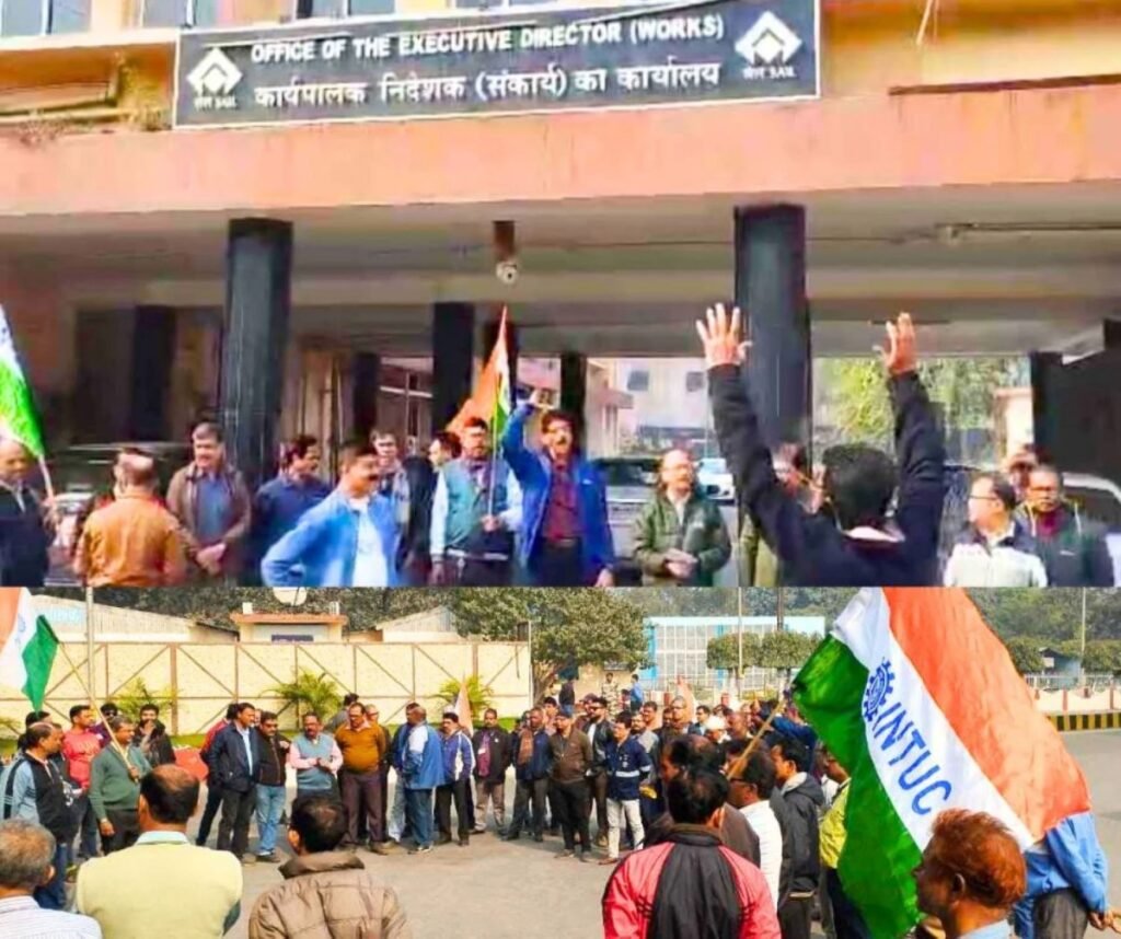 SAIL NEWS: अफसरों को मिला बकाया एरियर, दुर्गापुर स्टील प्लांट के कर्मचारियों ने ED वर्क्स कार्यालय घेरा, DIC अनिर्बान दासगुप्ता को धमकी