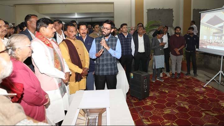 मुख्यमंत्री ने किया निर्माणाधीन कला संकुल का अवलोकन