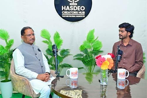 हसदेव क्रिएटर्स हब से युवाओं को मिलेगा ग्लोबल मंच: मुख्यमंत्री विष्णु देव साय