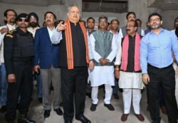 विधानसभा अध्यक्ष डॉ. रमन सिंह ने विधायकों संग किया निर्माणाधीन नवीन विधानसभा भवन का निरीक्षण