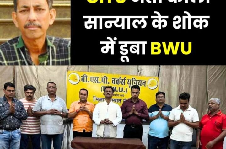 बीएसपी वर्कर्स यूनियन ने CITU नेता काली सान्याल को दी श्रद्धांजलि, SAIL Pension Scheme में रहा खास योगदान, पढ़ें BWU नेता क्या बोले…