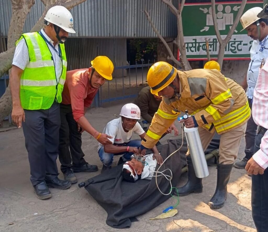 भिलाई स्टील प्लांट में गैस रिसाव, आग, कर्मचारी घायल, मॉक ड्रिल में अफरा-तफरी