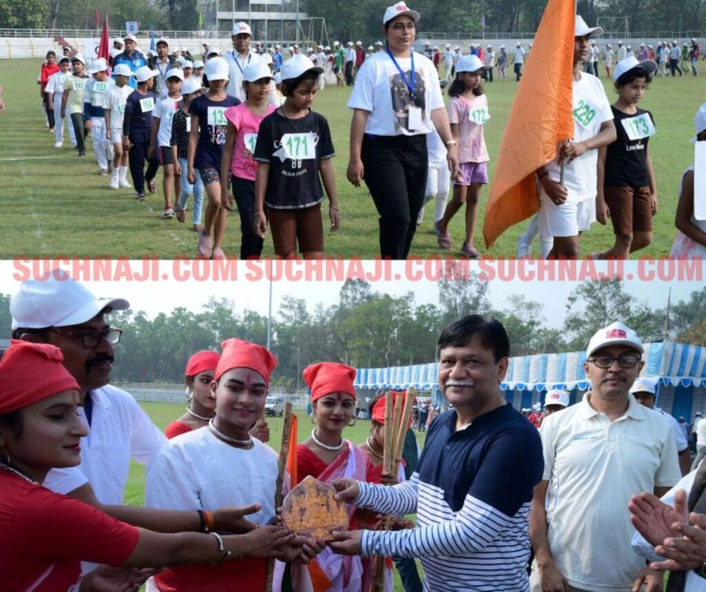 Durgapur Steel Plant के ठेका मजदूरों, आश्रितों ने की Sports Carnival में मस्ती