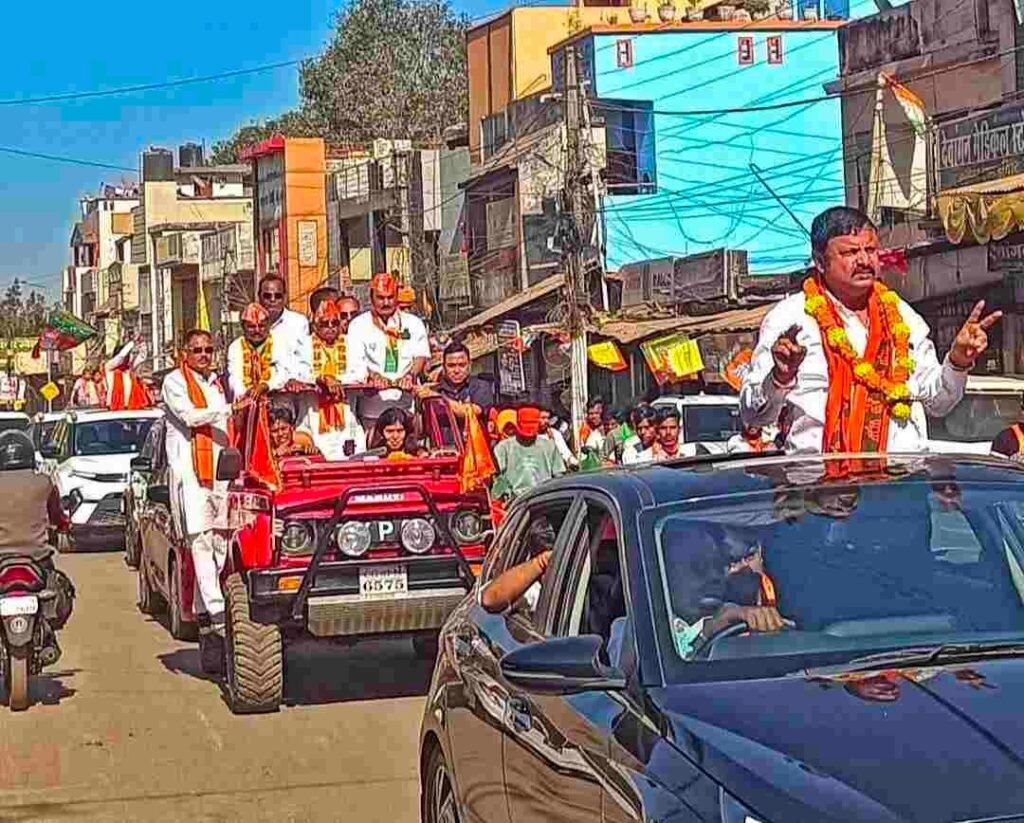 अहिवारा निकाय चुनाव: नटवर ताम्रकर की विशाल रैली, भाजपा का शक्ति प्रदर्शन