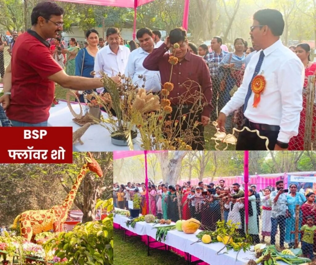 मैत्रीबाग: बीएसपी फ्लॉवर शो के आगोश में खो गए पुष्प प्रेमी