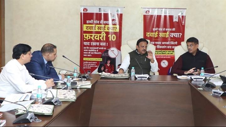 अंतर्विभागीय समन्वय एवं जागरूकता से फ़ाईलेरिया को करें जड़ से ख़त्म : उप मुख्यमंत्री श्री शुक्ल