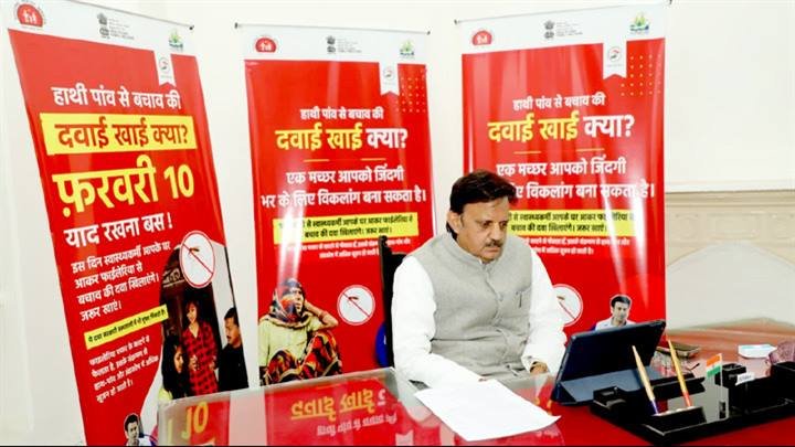 स्वास्थ्य कार्यकर्ताओं को सहयोग कर प्रदेश को फाईलेरिया मुक्त बनायें : उप मुख्यमंत्री श्री शुक्ल