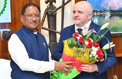 पोलैंड प्रतिनिधिमंडल की मुख्यमंत्री विष्णु देव साय से मुलाकात, द्विपक्षीय सहयोग पर चर्चा